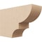 Ekena Millwork 4in. W x 8in. H x 12in. L Ridgewood Woodgrain TimberThane Rafter Tail, Primed Tan RFTUR04X08X12RIDRCPR - alternate 1